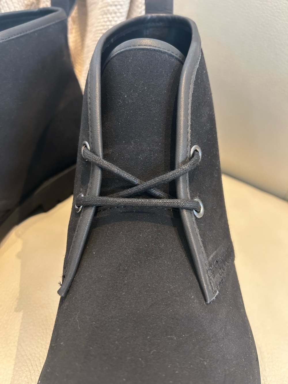 Coach Men’s Black Suede and Leather Trim Boots - Never Worn! - Picture 2 of 10